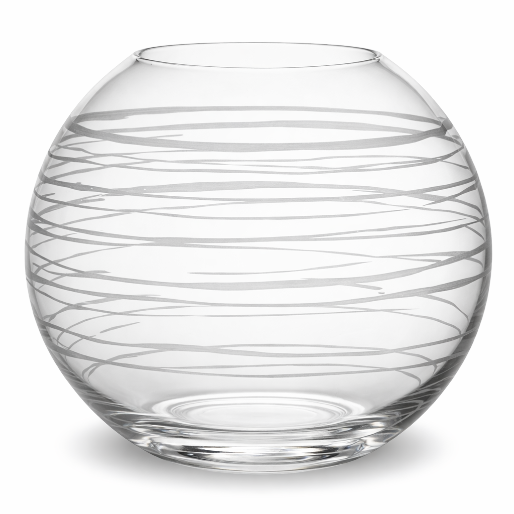 Orrefors Graphic Vas rund