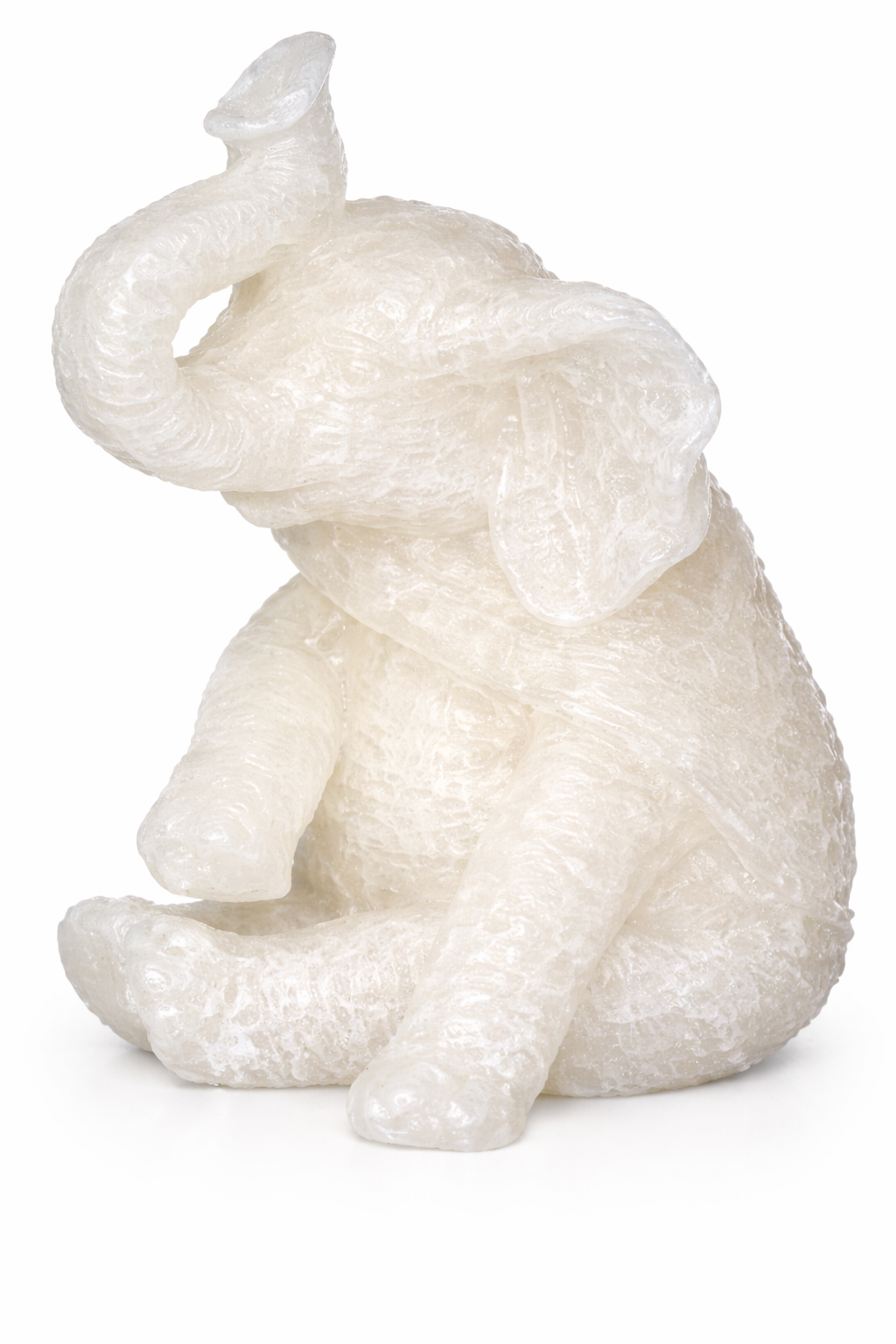 Sittande elefant, ljus